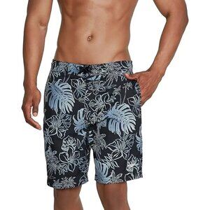 Speedo Mens Medium Swim Trunk Knee Length Boardshort Bondi Printed  NEW